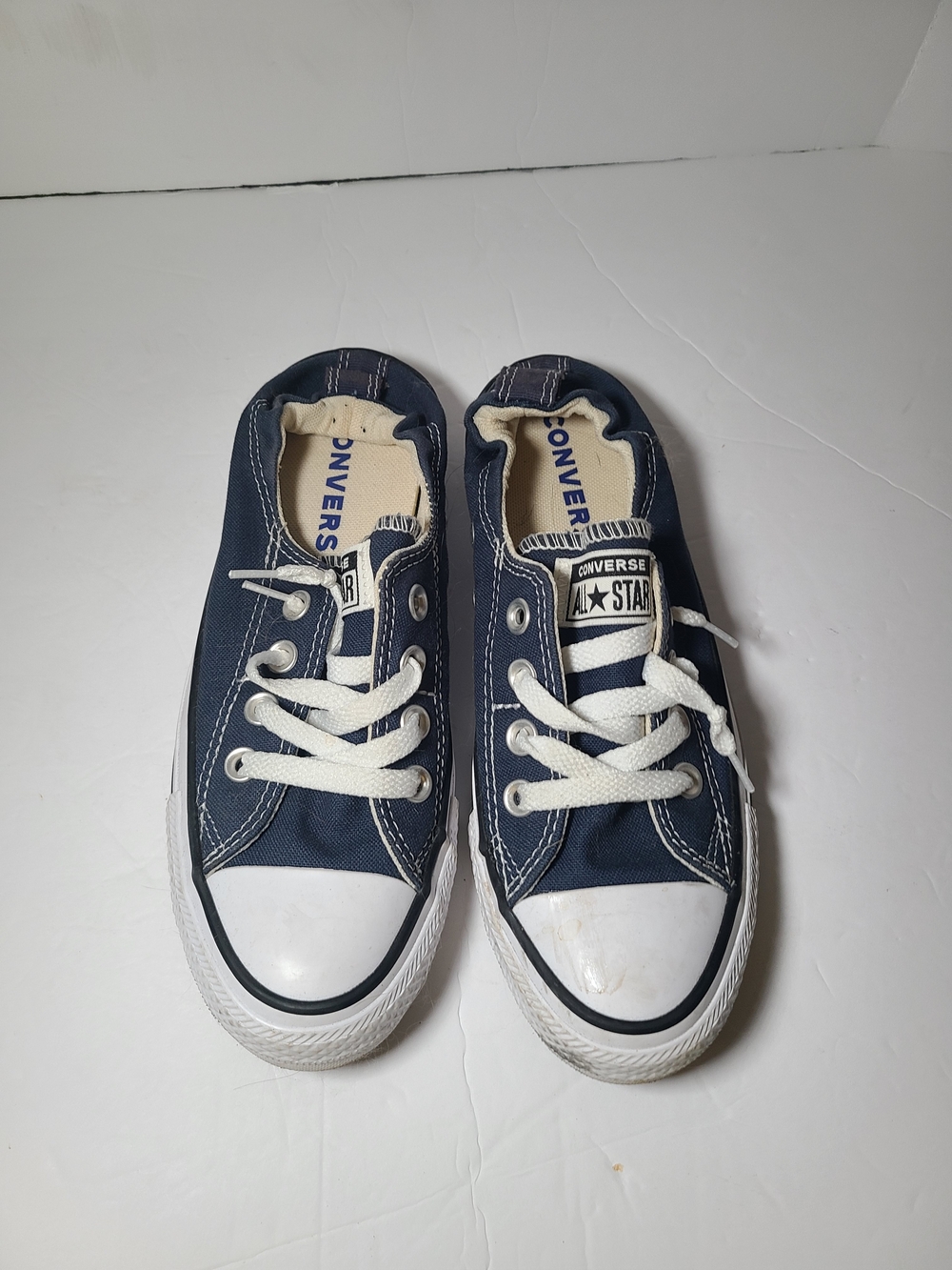 Converse Chuck Taylor All Star Slip On Navy Blue Sneakers Women's Size